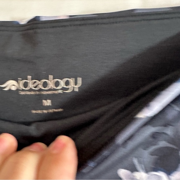 Ideology Womens Floral Botanic Cropped Length Activewear Workout Leggings Med - Picture 4 of 8